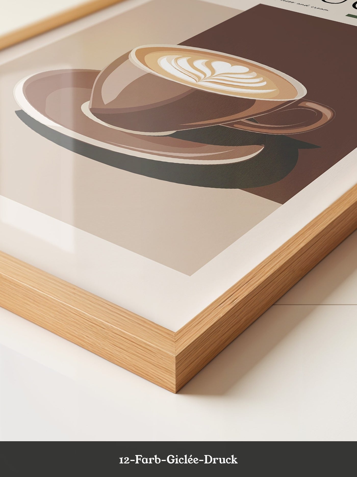Cappuccino Tasse Retro Look