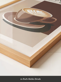 Cappuccino Tasse Retro Look