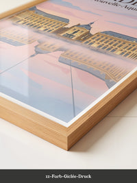 Bordeaux Architektur Pastellfarben