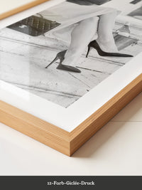 Elegant Frau Beine Retro Stil