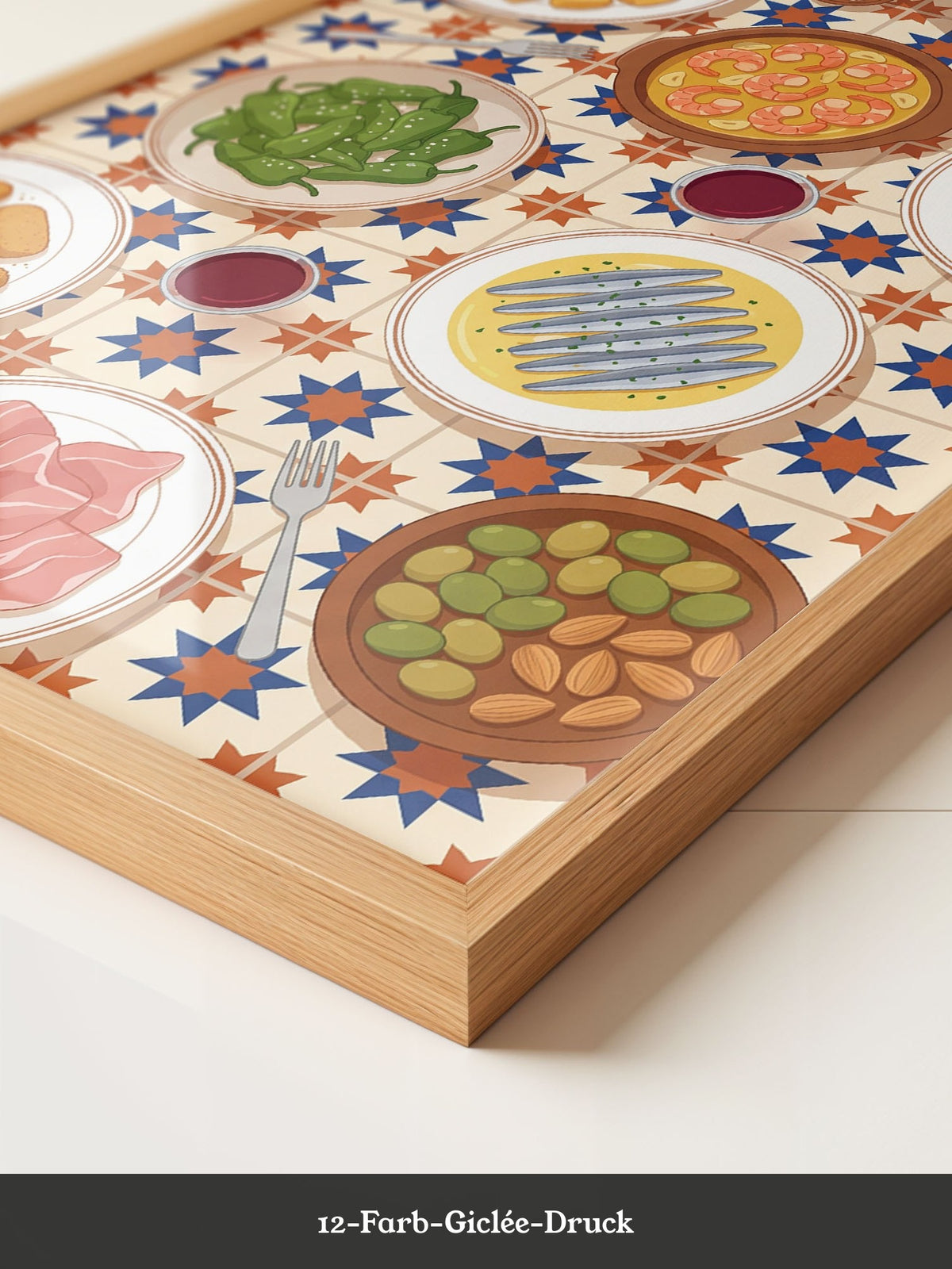 Andalucia Tapas Illustration