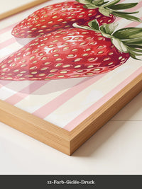 Erdbeeren gestreift Vintage