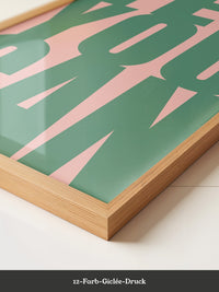 YES YOU CAN Typografie Grün