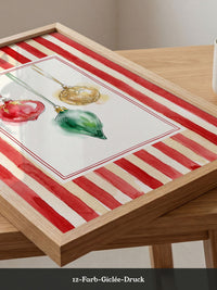 Weihnachtsornamente Aquarell