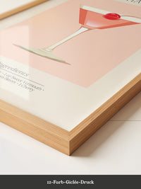 Cocktailglas Kirsche Illustration