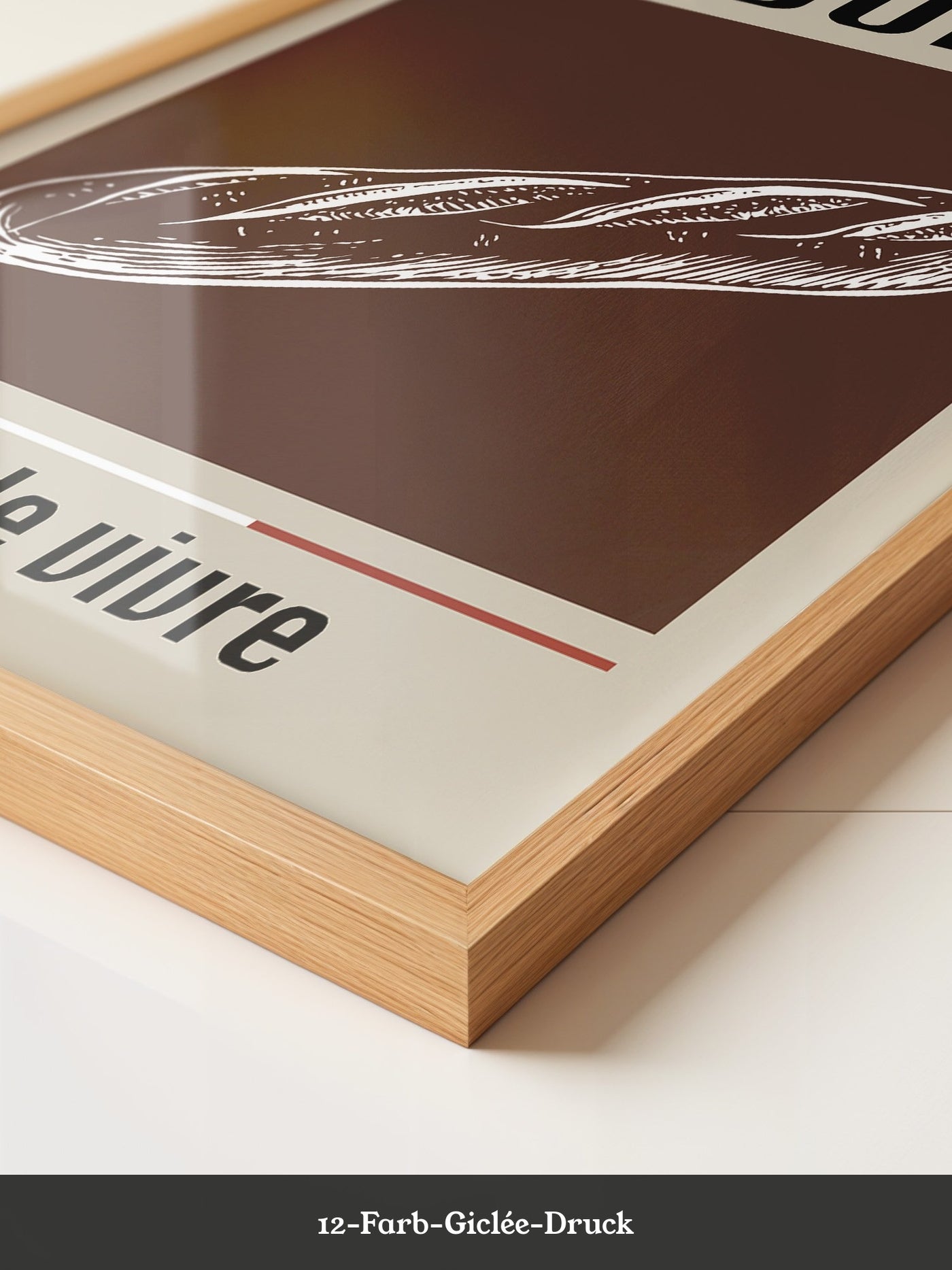 Baguette Retro Grafik