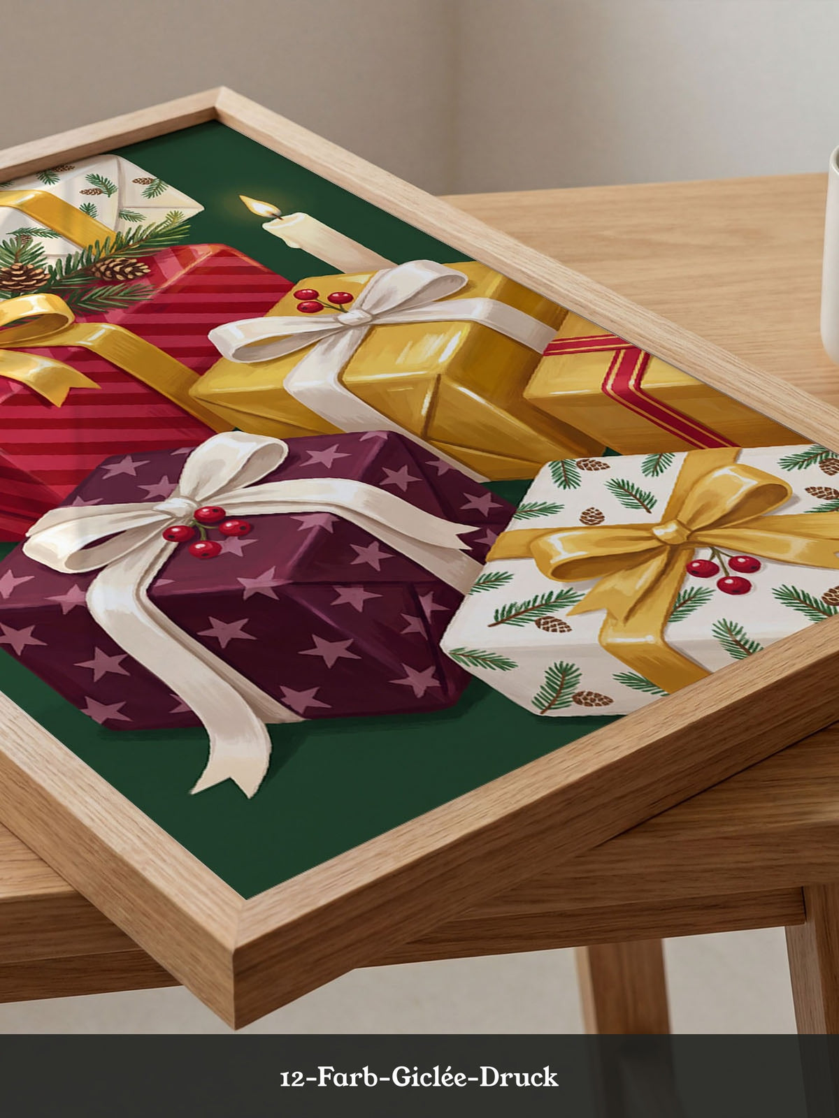 Weihnachtsgeschenke Gold Rot
