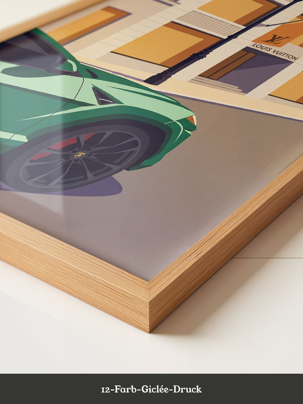 Sportwagen Grün Illustration