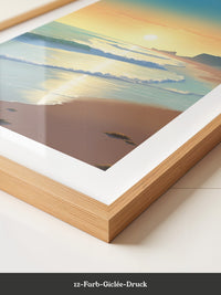 Strand Sonnenuntergang Pastellfarben