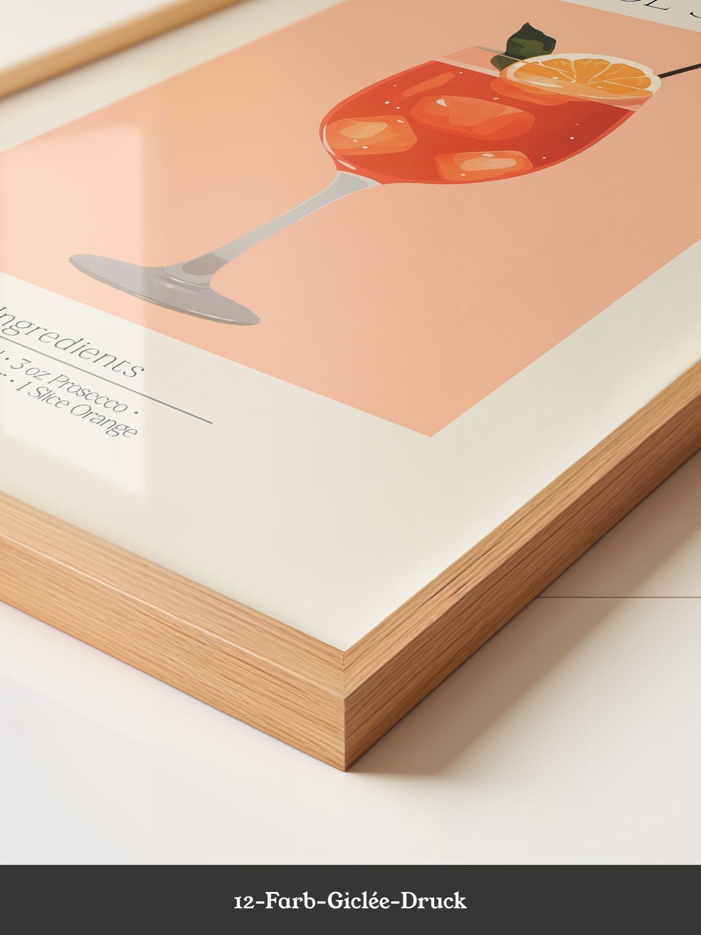 Aperol Spritz Illustration Orange