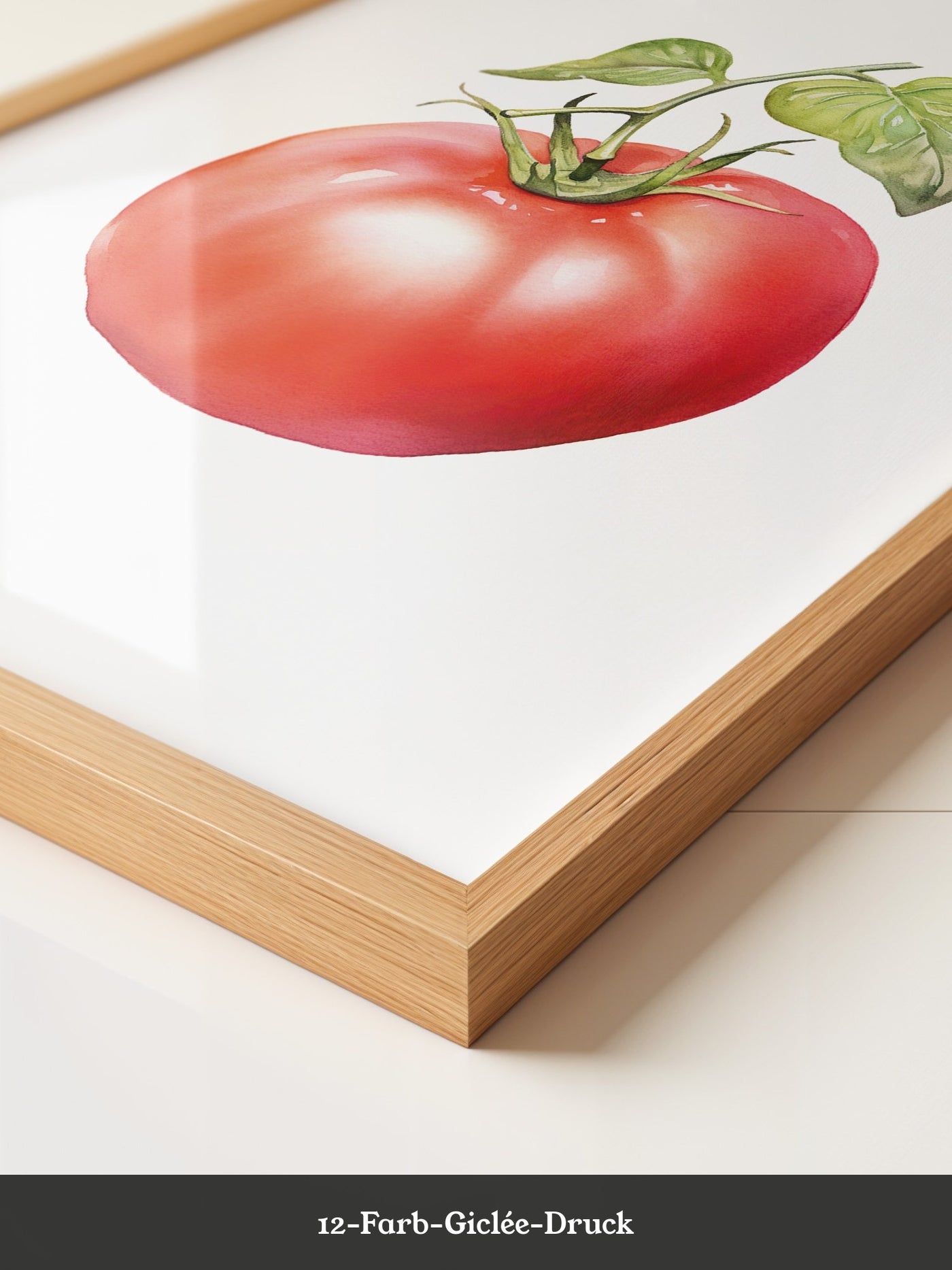 Tomate Aquarell saftig