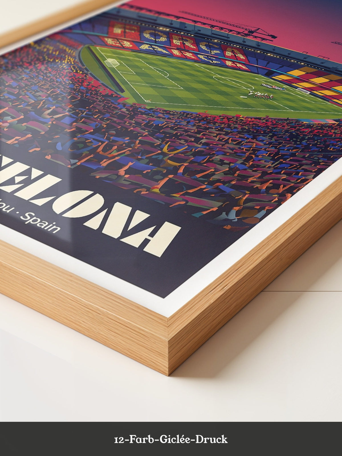 Camp Nou Abenddämmerung Szenerie