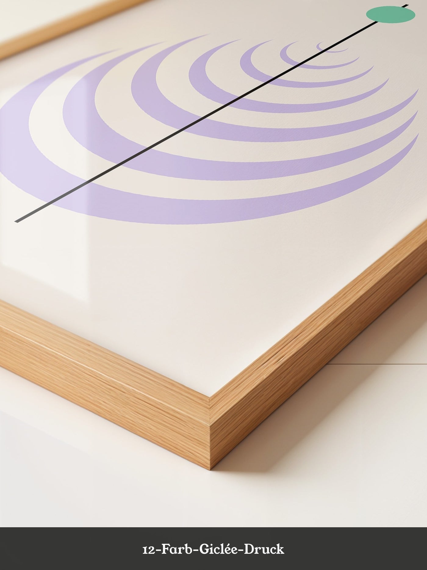 Linienkreis Minimalismus Pastell