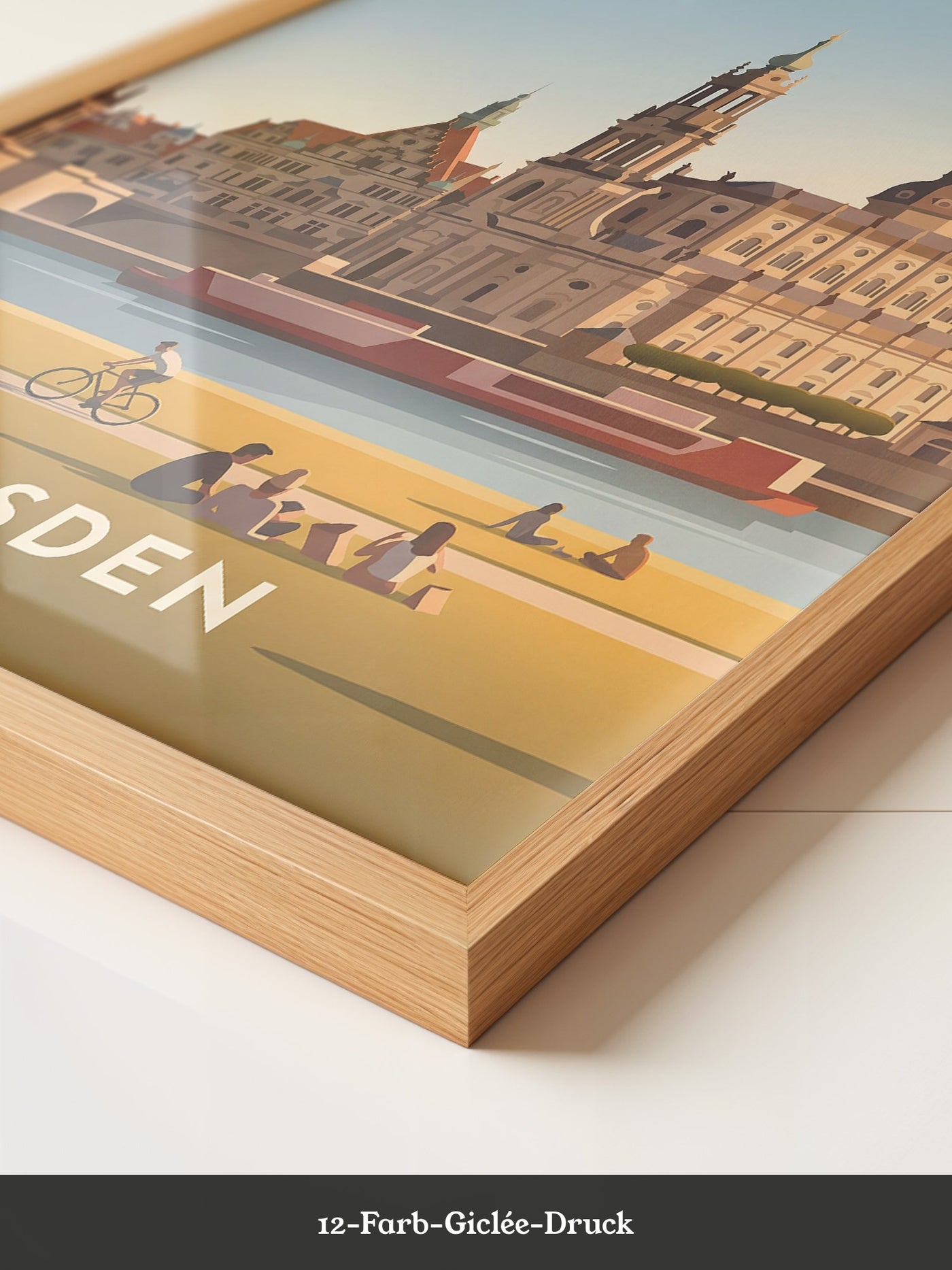 Dresden Elbufer Vintage Stil
