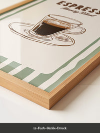 Espresso Tasse Skizzenstil