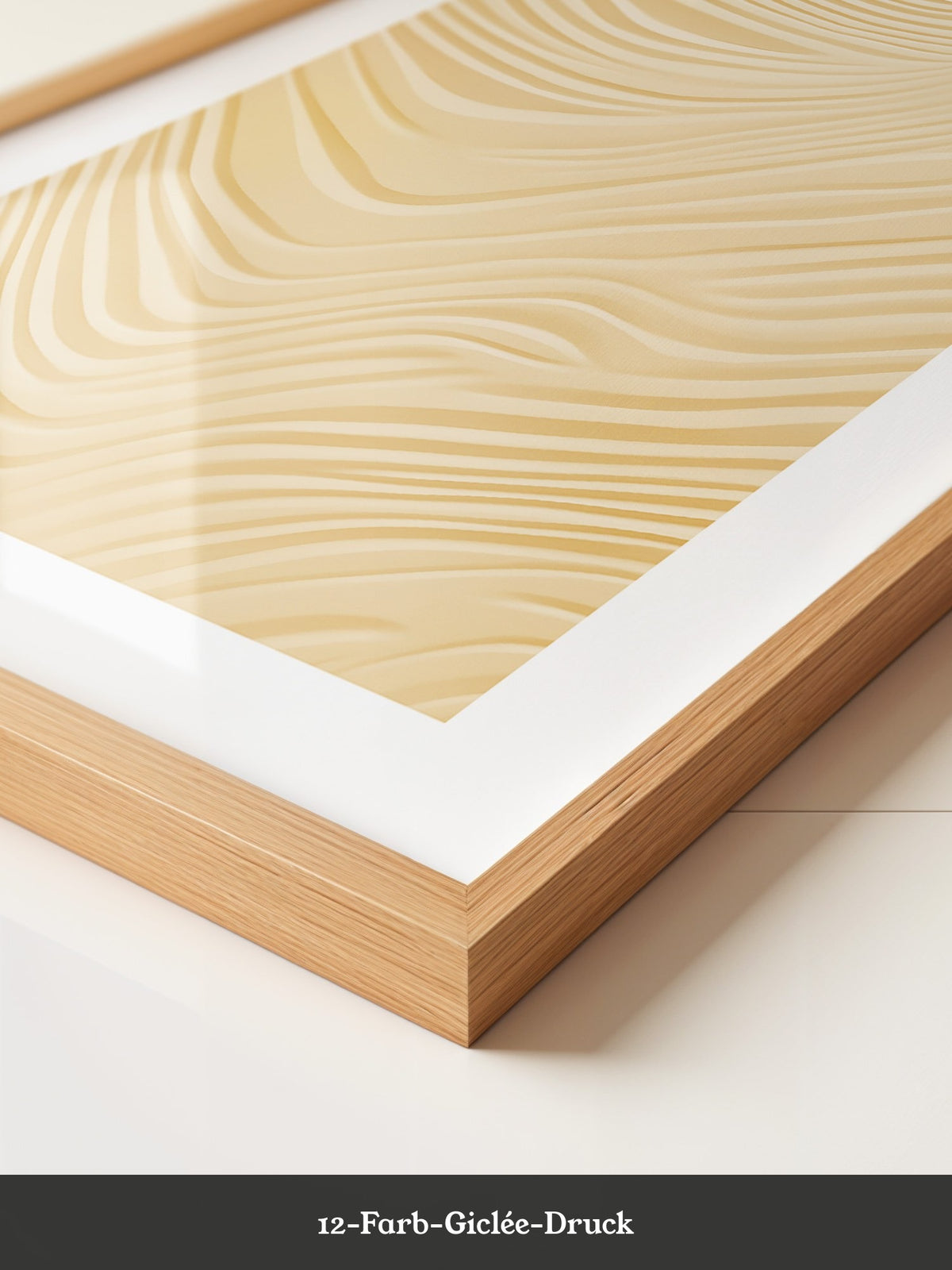Wellenstruktur Beige