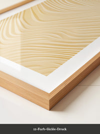 Wellenstruktur Beige