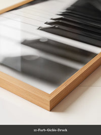 Pianotasten Unschärfe Schwarzweiß