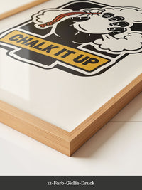 Chalk It Up Retro Illustration