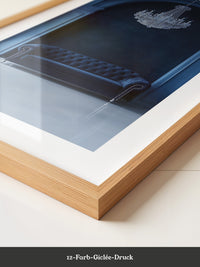 Sofa Kronleuchter tiefblau