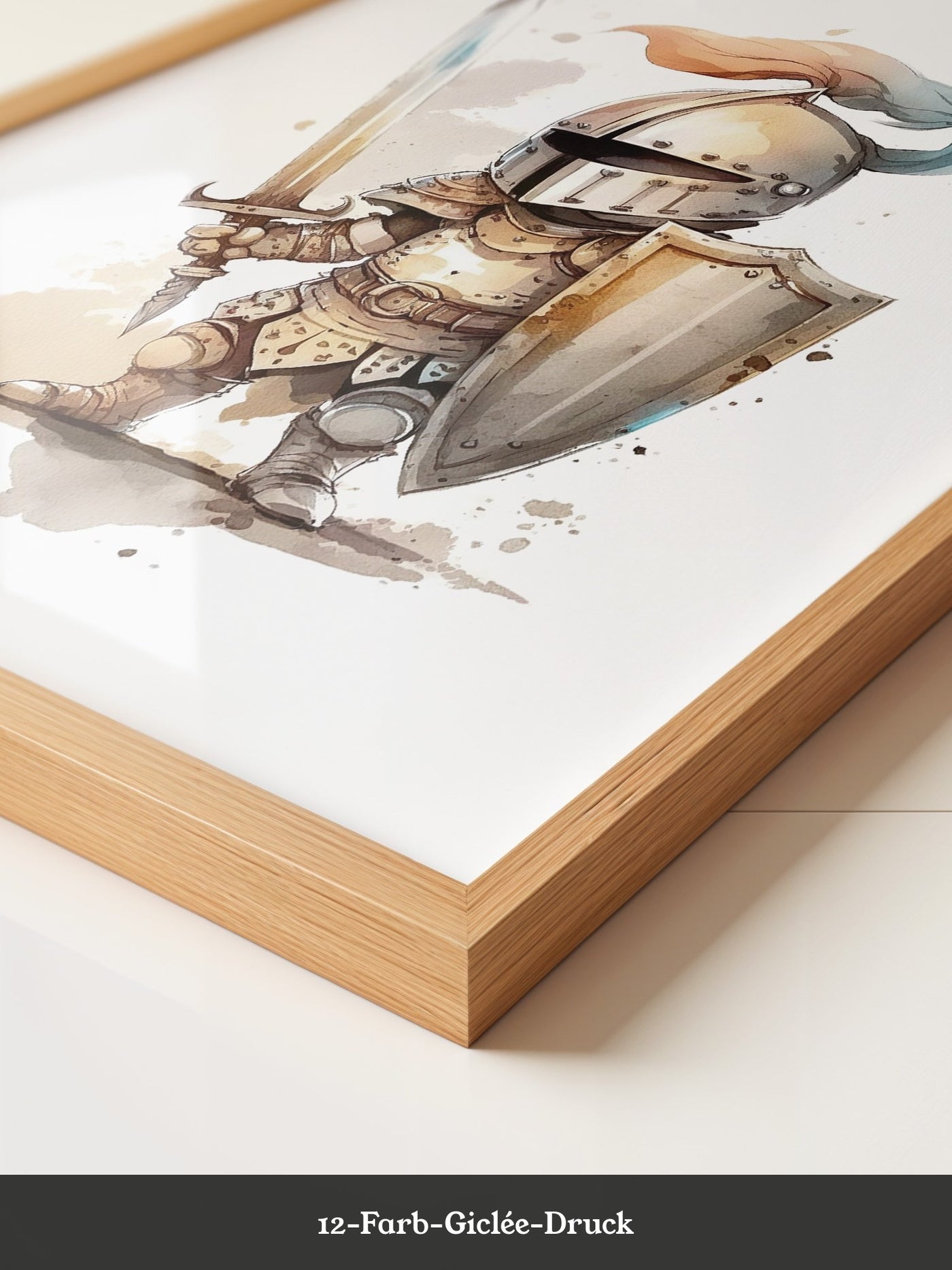 Ritter Aquarell Miniaturen Stil
