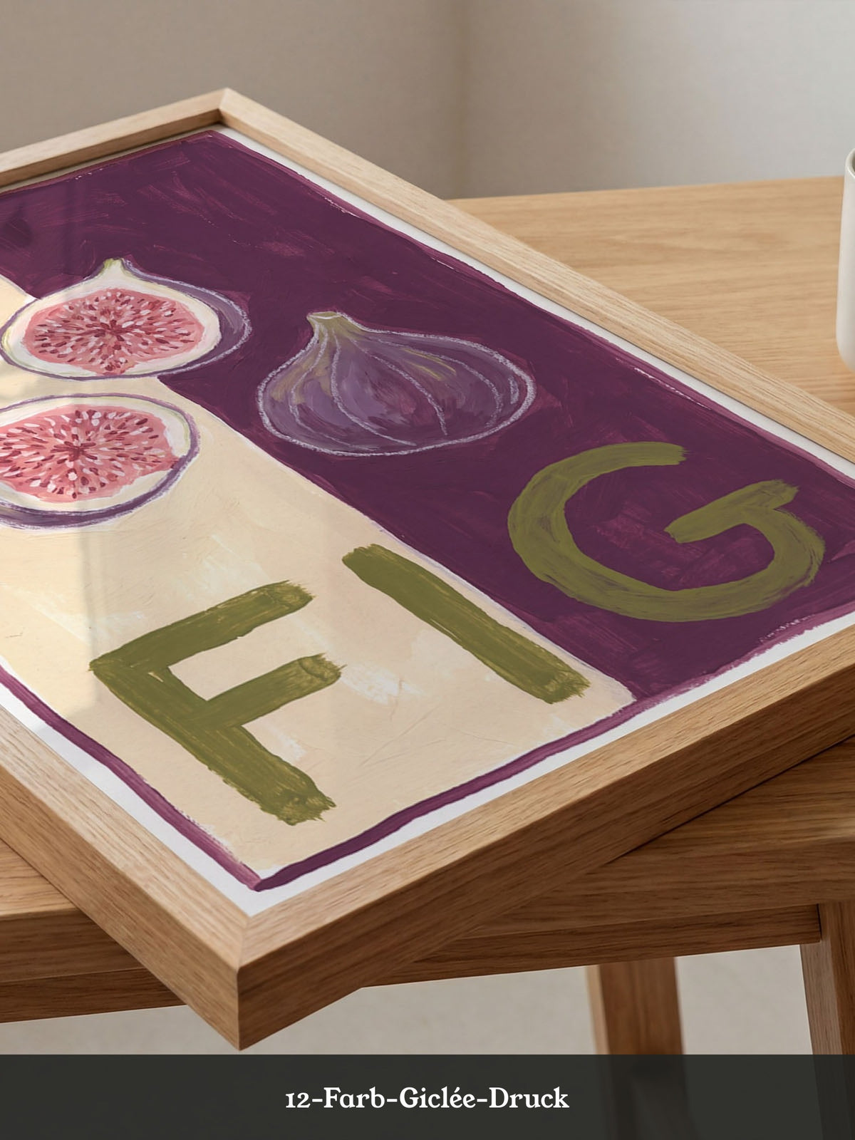 Farbige Feigen Illustration