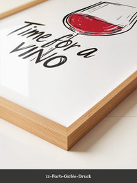 Weinglas Rot Minimalistisch