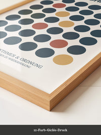 Bunte Kreise Bauhaus Stil