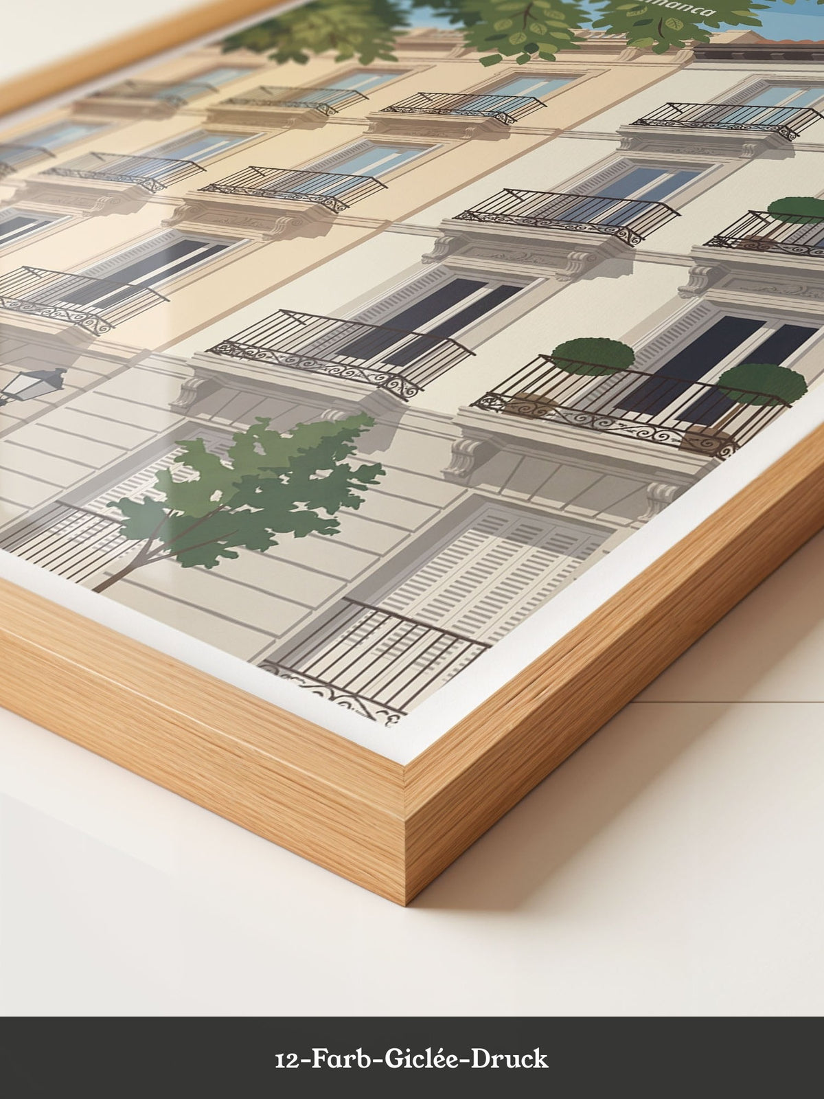 Madrid Balcone Illustration