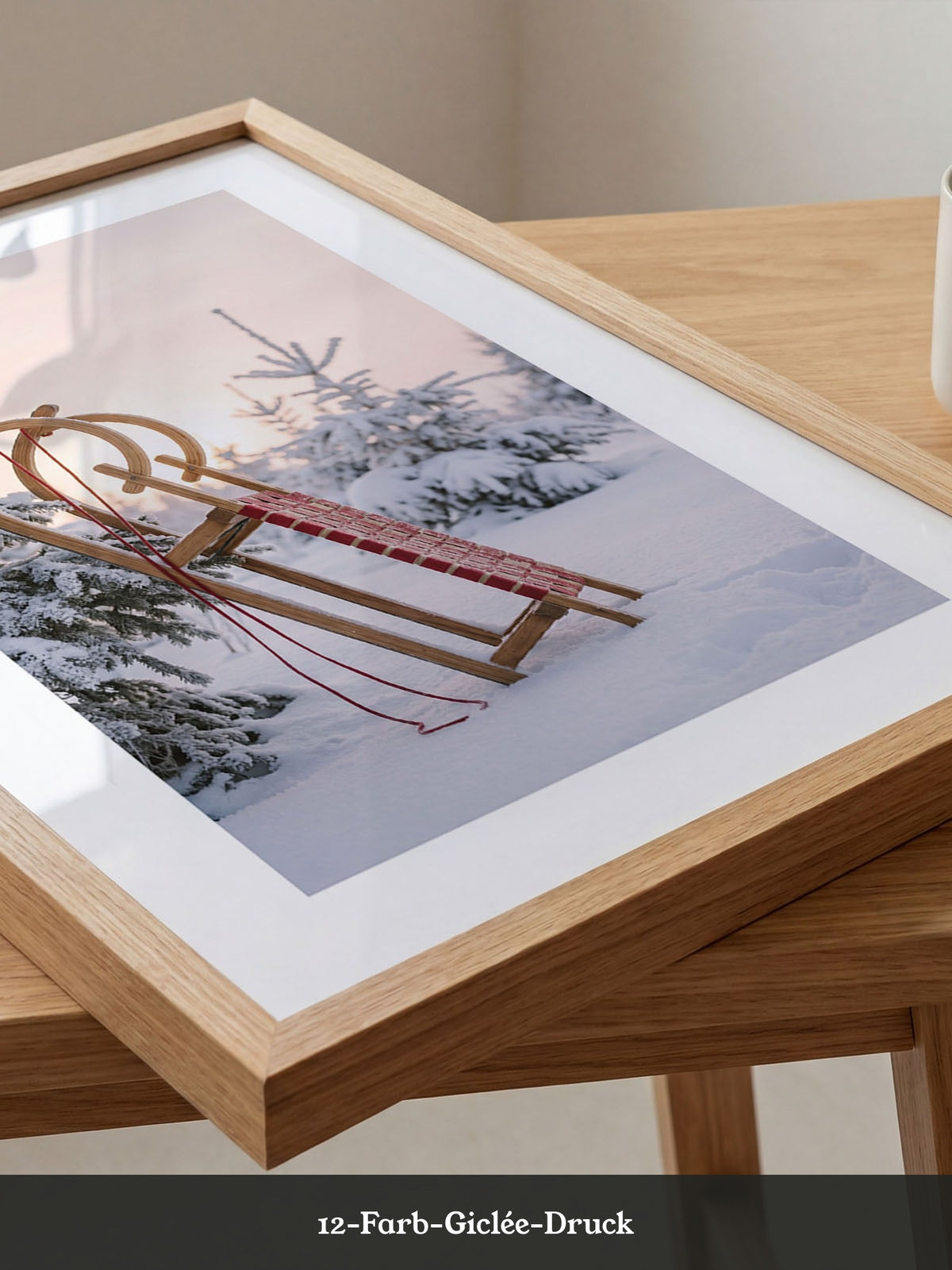 Winterliche Schlittenlandschaft