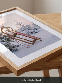 Winterliche Schlittenlandschaft