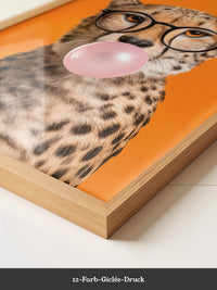 Gepard Brille Kaugummi Pop Art
