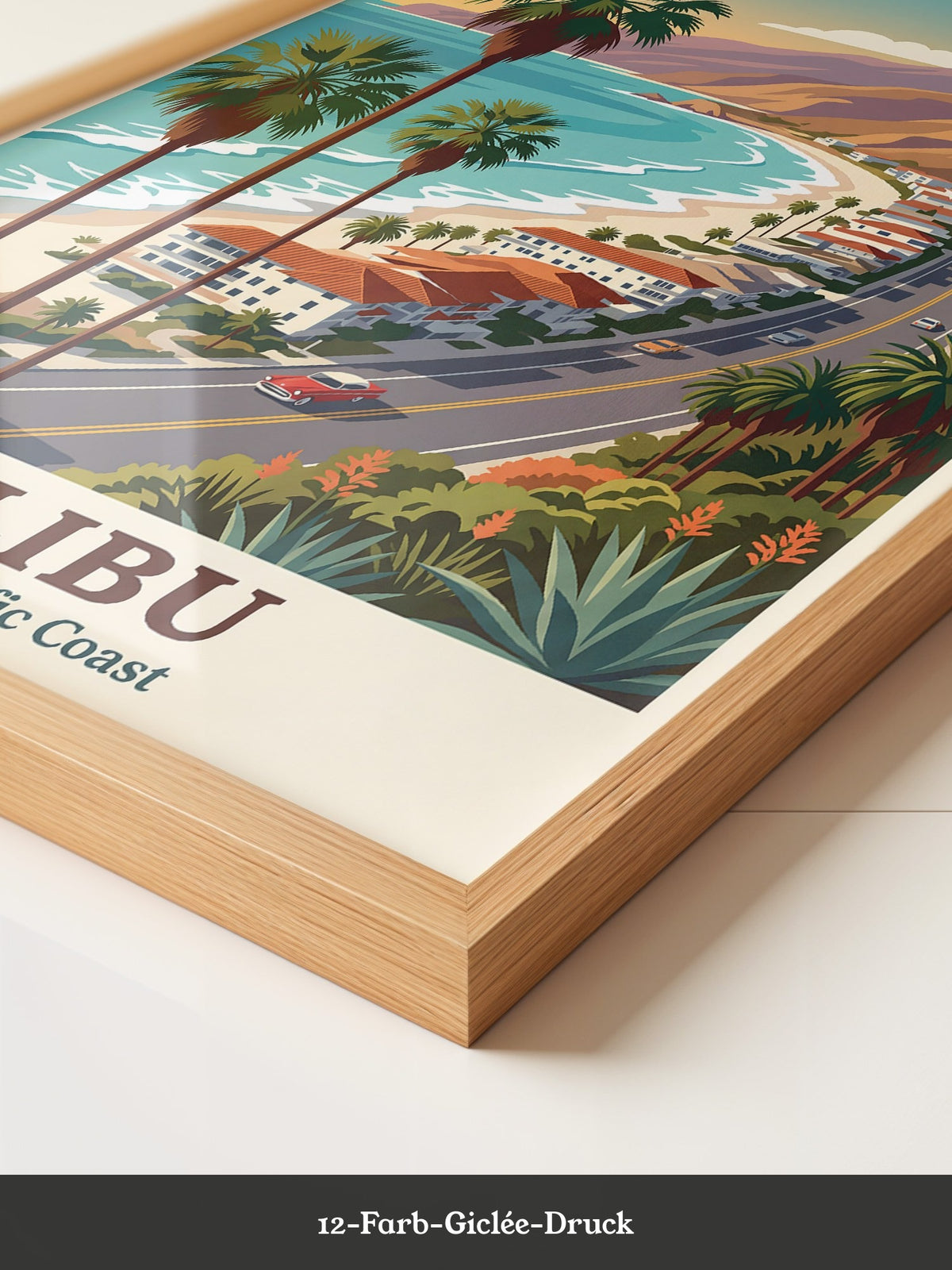 Malibu Küstenstraße Retro Stil