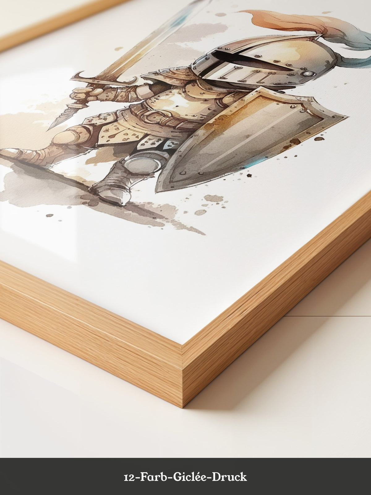 Ritter Aquarell Miniaturen Stil