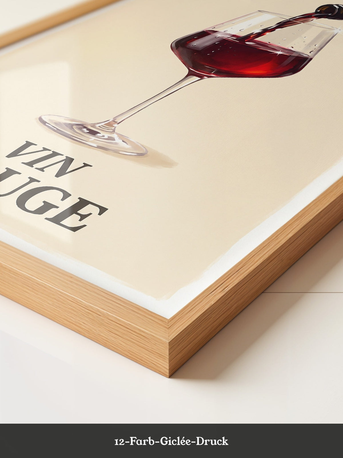 Weinglas Rotwein Illustration