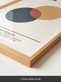 Bauhaus Kreise Geometrisch Retro