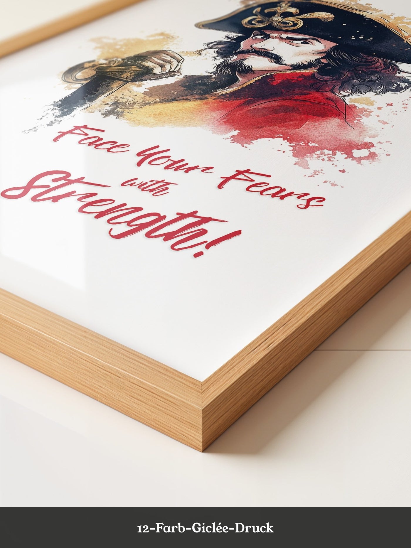 Piratenkapitän Aquarell Flair