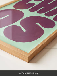 Chill Vibes Poster Minze