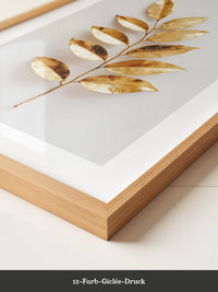 Goldene Blätter Minimalistisch