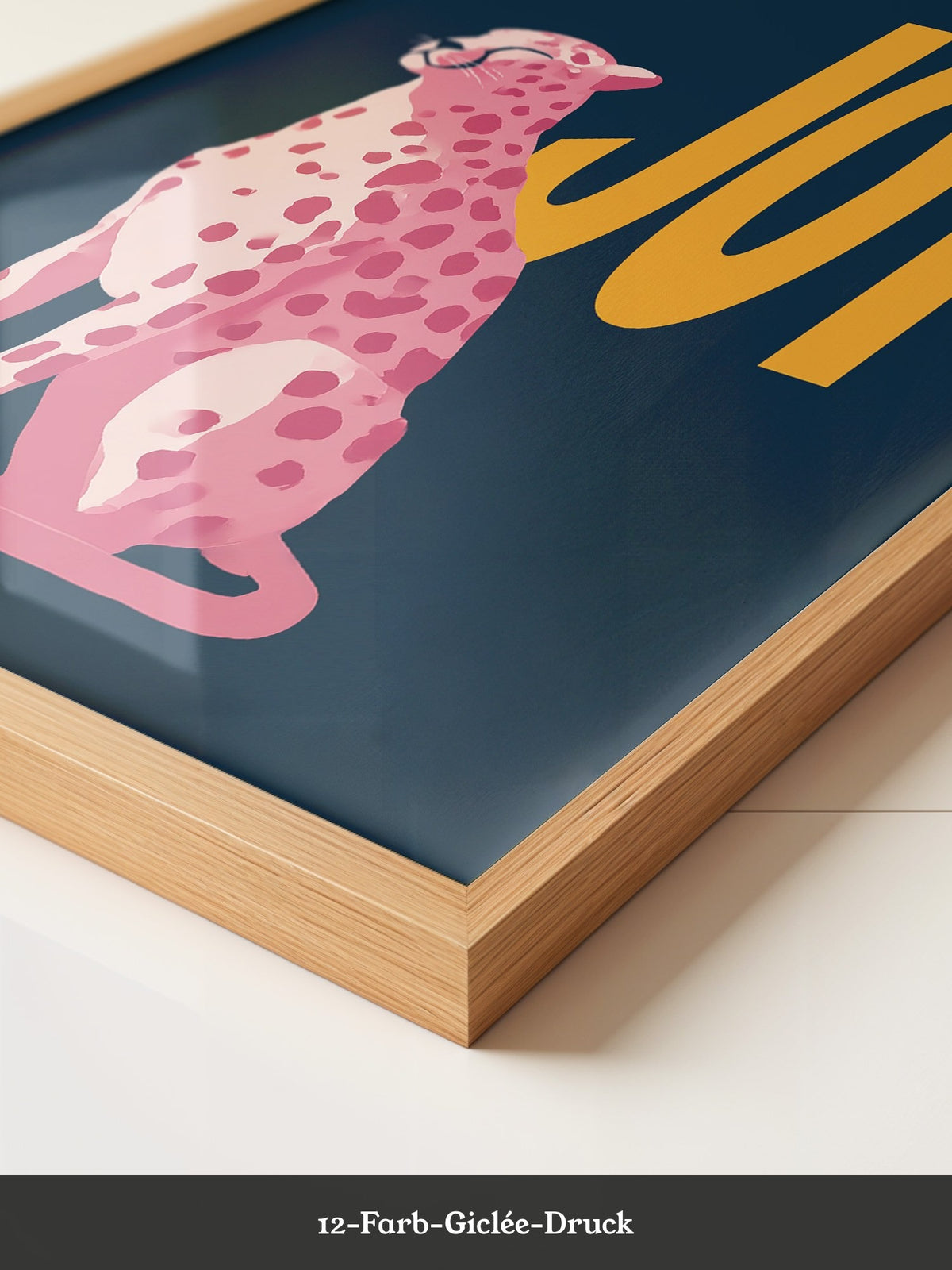 Leopardenfreude Pink Retro