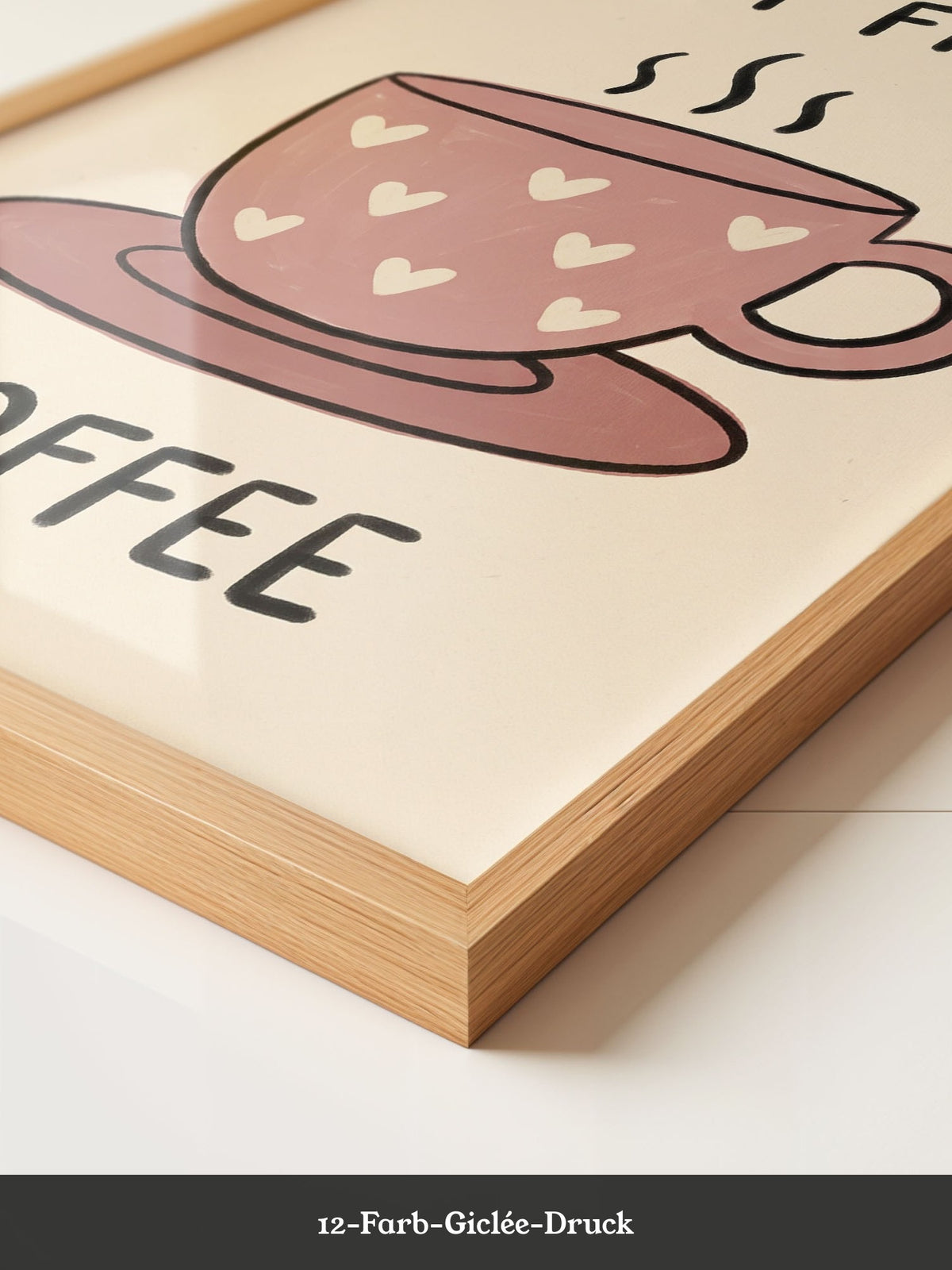 Kaffeetasse Herzen Spruch