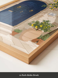 Limonen Tür Illustration