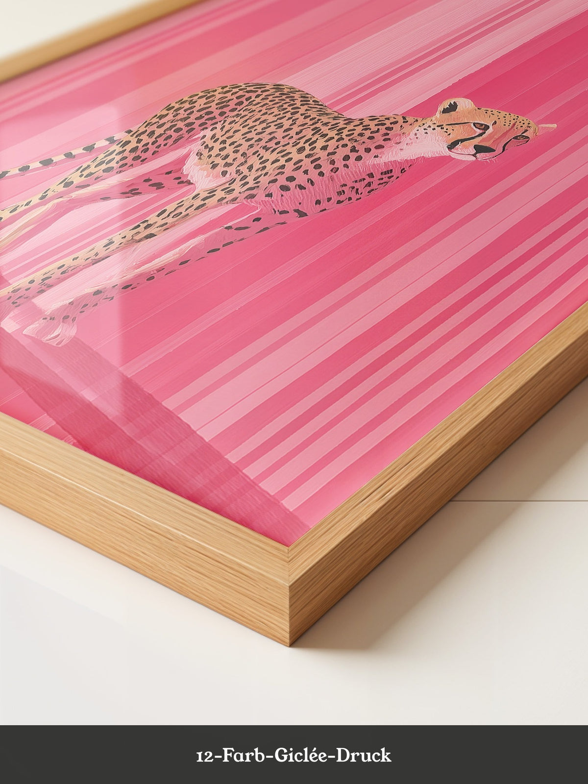 Gepard Pink Streifenmuster