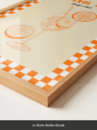 Aperol Spritz Illustration Retro