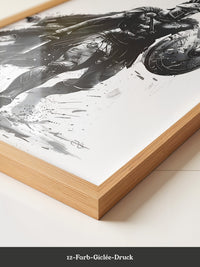 Krieger Graphic Schwarzweiß