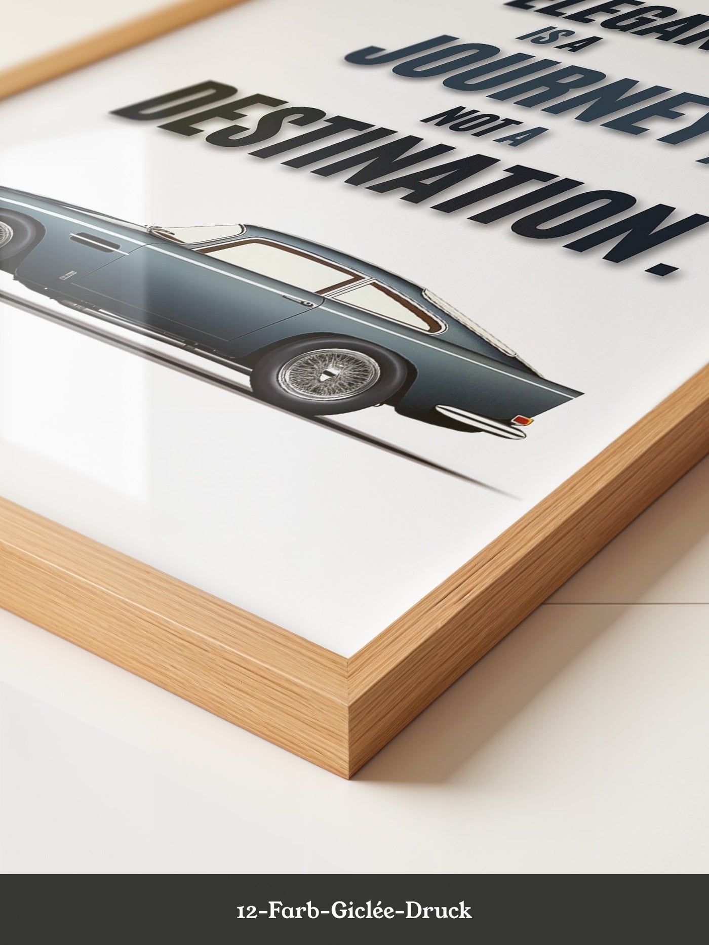 Klassisches Auto Eleganz Blau