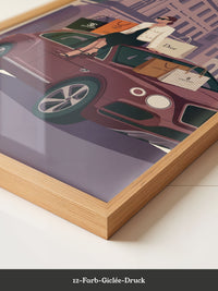 Luxus Shopping Illustration