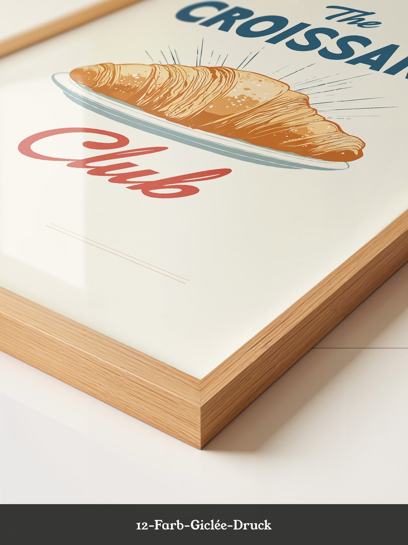 Croissant Vintage Stil