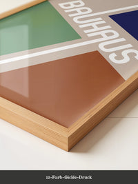Bauhaus Geometrie Farbflächen