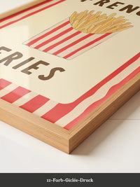 Pommes Streifen Stil